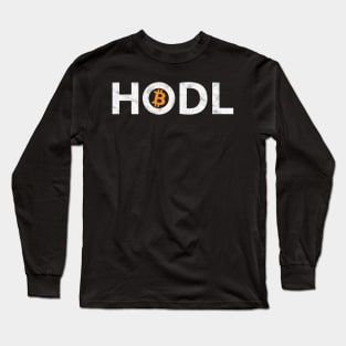 Bitcoin HODL - Bitcoin Hold T-Shirt Long Sleeve T-Shirt